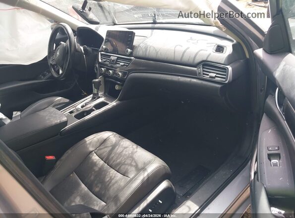 1HGCV1F44MA007548 2021 HONDA ACCORD Silver წინა სალონის ხედი