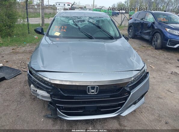 1HGCV1F44MA007548 2021 HONDA ACCORD Silver წინა ხედი