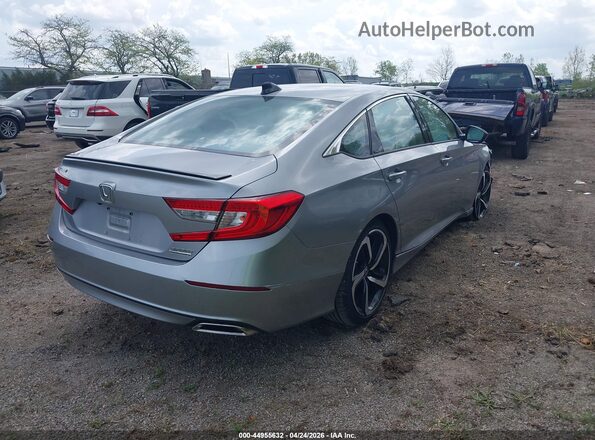 1HGCV1F44MA007548 2021 HONDA ACCORD Silver უკანა მარჯვენა