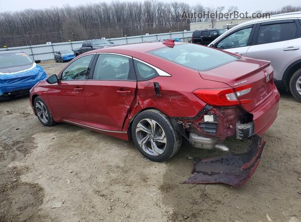 1HGCV1F49LA100063 2020 HONDA ACCORD Red უკანა მარცხენა