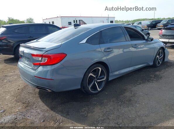 1HGCV1F49MA025009 2021 HONDA ACCORD Light Blue 