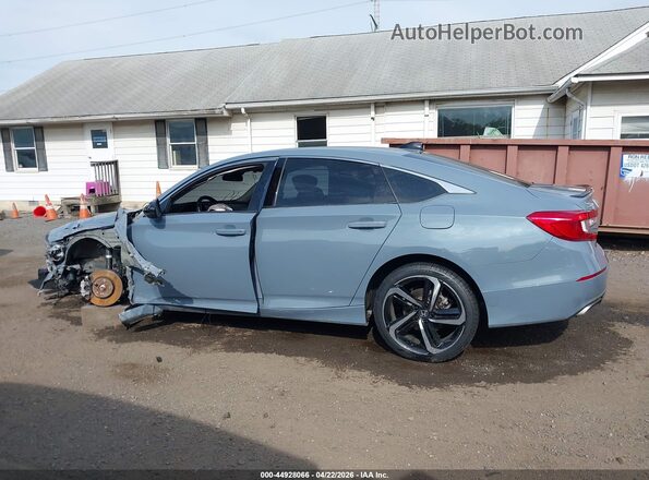 1HGCV1F49MA025009 2021 HONDA ACCORD Light Blue 