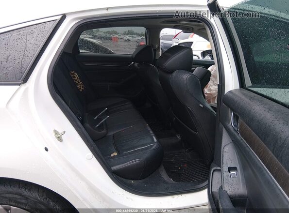 1HGCV1F51KA116846 2019 HONDA ACCORD White Vista de la etiqueta del VIN
