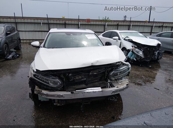 1HGCV1F51KA116846 2019 HONDA ACCORD White Vista interior trasera