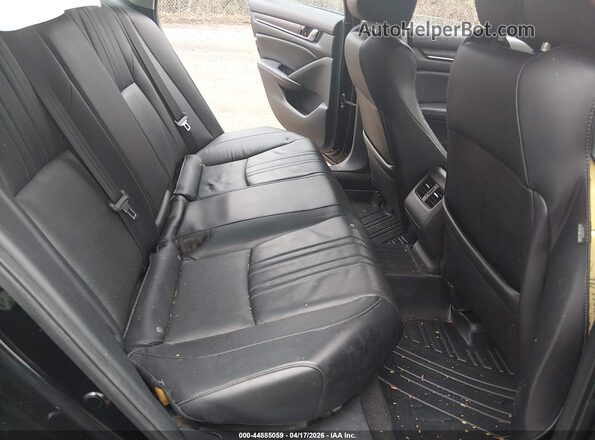 1HGCV1F52JA054159 2018 HONDA ACCORD Black VIN կոդի պիտակի տեսք