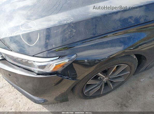 1HGCV1F53MA057205 2021 HONDA ACCORD Черный Вид спереди