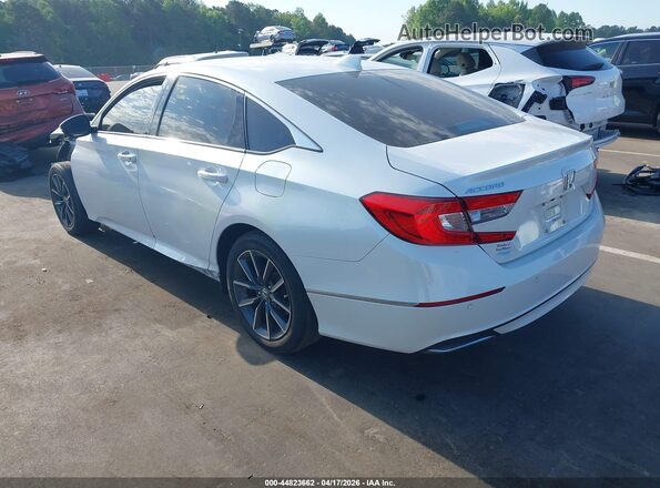 1HGCV1F55NA034283 2022 HONDA ACCORD White Rear left