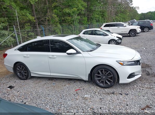 1HGCV1F57NA025133 2022 HONDA ACCORD White უკანა სალონის ხედი