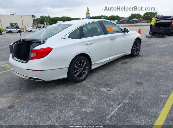 1HGCV1F58MA058348 2021 HONDA ACCORD White Rear right
