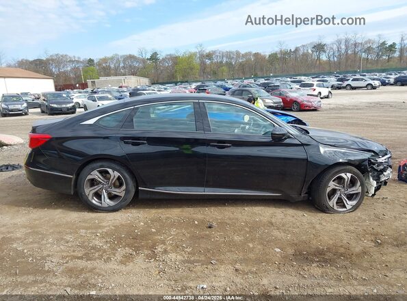 1HGCV1F59LA099487 2020 HONDA ACCORD Black უკანა სალონის ხედი