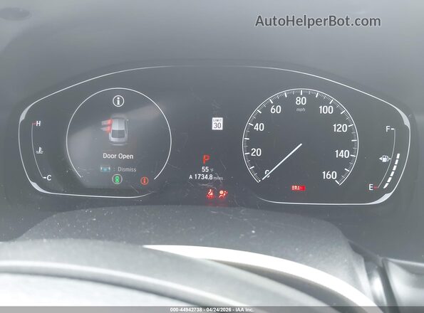 1HGCV1F59LA099487 2020 HONDA ACCORD Black უკანა სავარძლების ხედი