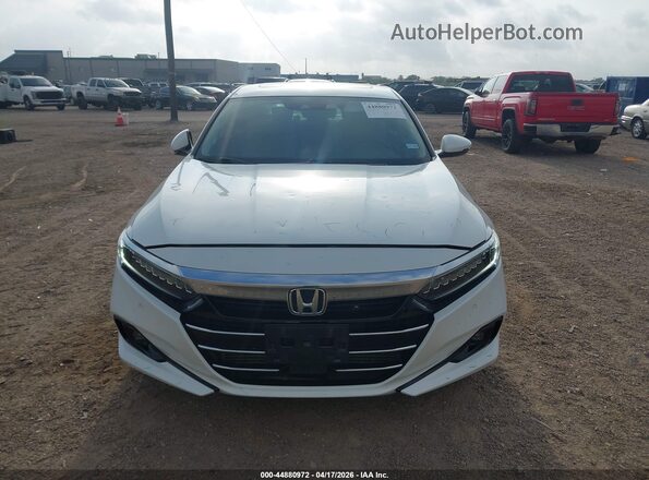 1HGCV1F59MA088135 2021 HONDA ACCORD White Вид щитка приладів