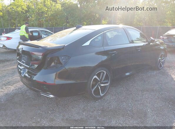 1HGCV2F30KA011025 2019 HONDA ACCORD Black Задня права чверть