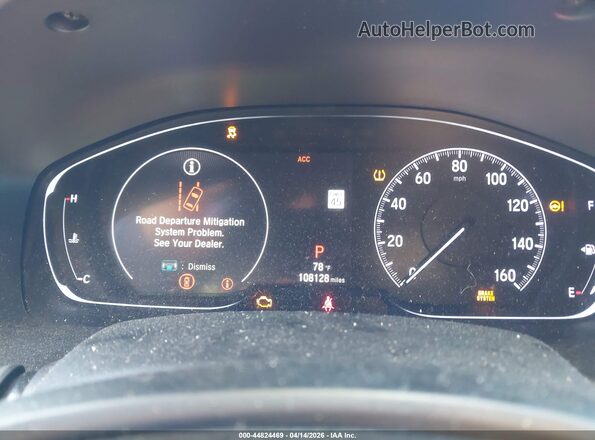 1HGCV2F30KA011025 2019 HONDA ACCORD Black Вид задніх сидінь