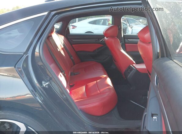 1HGCV2F30KA011025 2019 HONDA ACCORD Black Вид наклейки з VIN-кодом