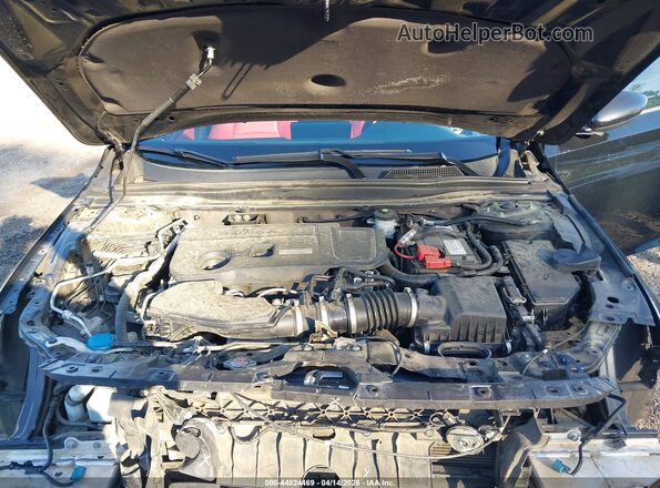1HGCV2F30KA011025 2019 HONDA ACCORD Black Вид ззаду