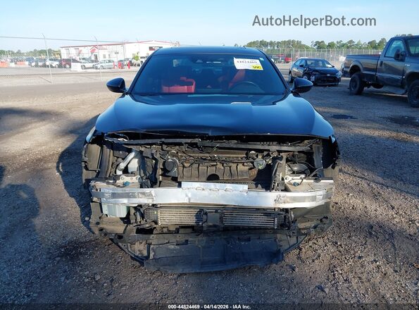 1HGCV2F30KA011025 2019 HONDA ACCORD Black Вид задньої частини салону