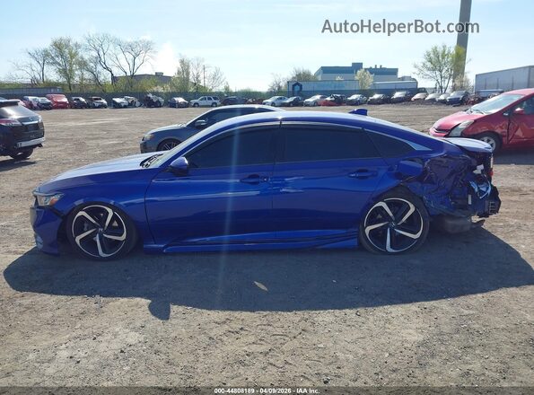 1HGCV2F30KA019254 2019 HONDA ACCORD Blue 360 interior view