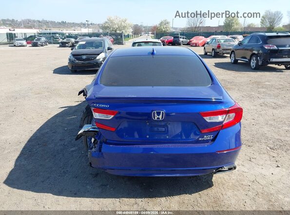 1HGCV2F30KA019254 2019 HONDA ACCORD Blue 