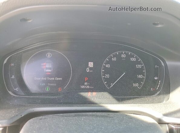 1HGCV2F30MA018639 2021 HONDA ACCORD Silver ხელსაწყოთა პანელის ხედი