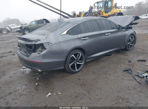 1HGCV2F31KA012474 2019 HONDA ACCORD Gray 