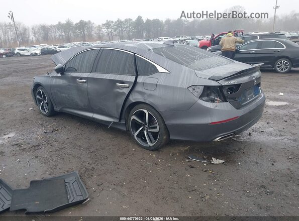 1HGCV2F31KA012474 2019 HONDA ACCORD Gray 
