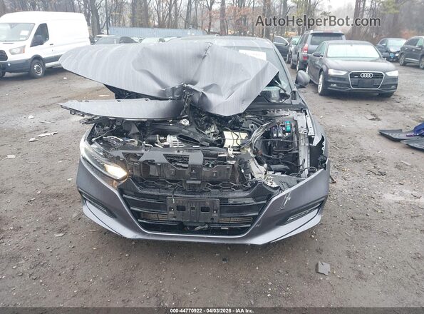 1HGCV2F31KA012474 2019 HONDA ACCORD Gray 