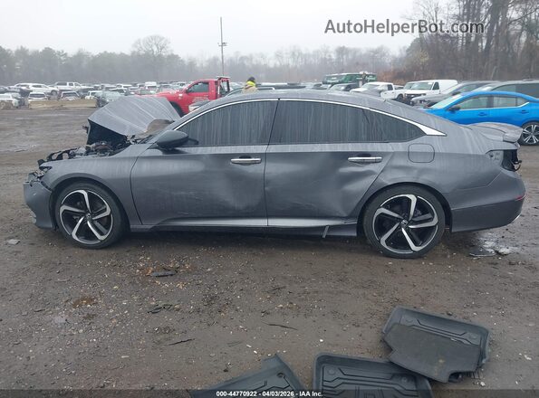1HGCV2F31KA012474 2019 HONDA ACCORD Gray 