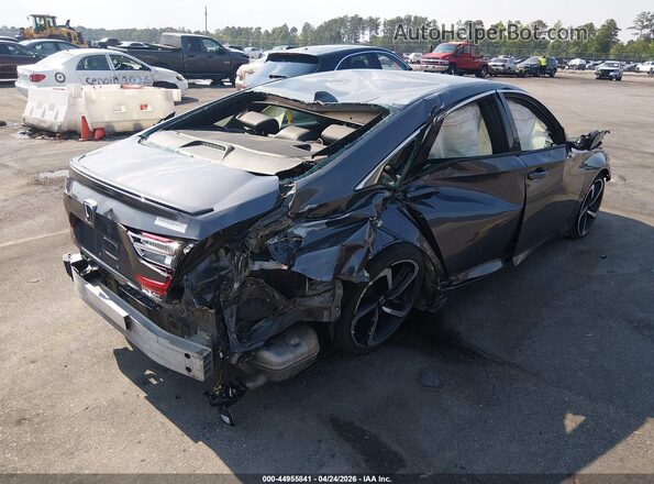 1HGCV2F32KA011768 2019 HONDA ACCORD Gray Задня права чверть