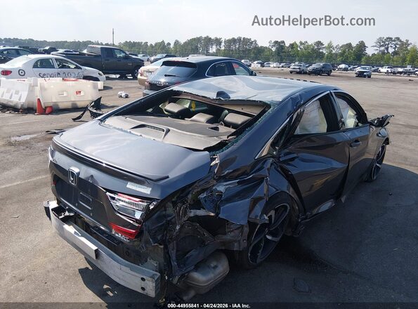 1HGCV2F32KA011768 2019 HONDA ACCORD Gray Вид спереду