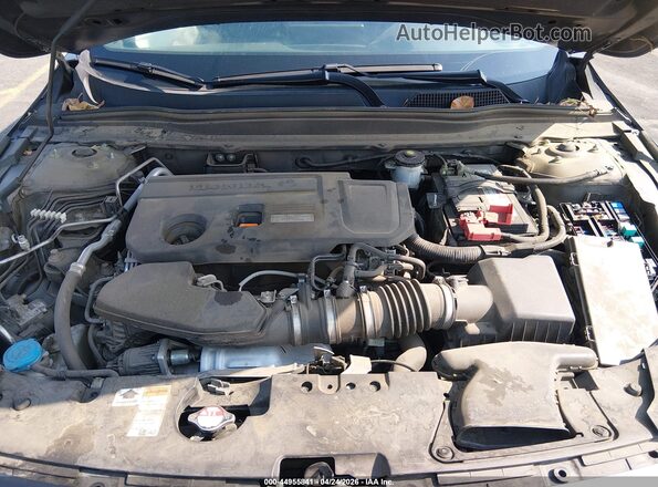 1HGCV2F32KA011768 2019 HONDA ACCORD Gray Вид ззаду