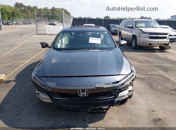 1HGCV2F32KA011768 2019 HONDA ACCORD Gray Вид щитка приладів