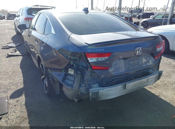 1HGCV2F32KA031700 2019 HONDA ACCORD Black Widok z przodu