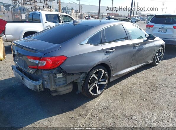 1HGCV2F32KA031700 2019 HONDA ACCORD Black Tył prawy