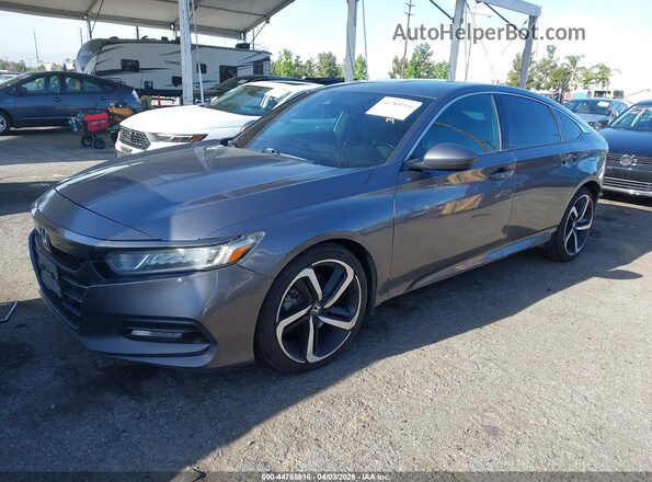 1HGCV2F32KA031700 2019 HONDA ACCORD Black Przód lewy