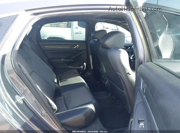 1HGCV2F32KA031700 2019 HONDA ACCORD Black Widok naklejki z numerem VIN
