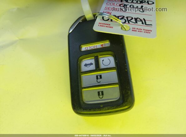 1HGCV2F32KA031700 2019 HONDA ACCORD Black Widok deski rozdzielczej