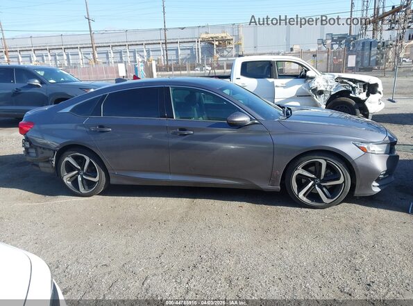 1HGCV2F32KA031700 2019 HONDA ACCORD Black Widok wnętrza 360 stopni