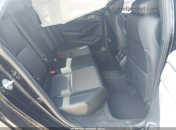 1HGCV2F32NA021432 2022 HONDA ACCORD Black VIN კოდის სტიკერის ხედი
