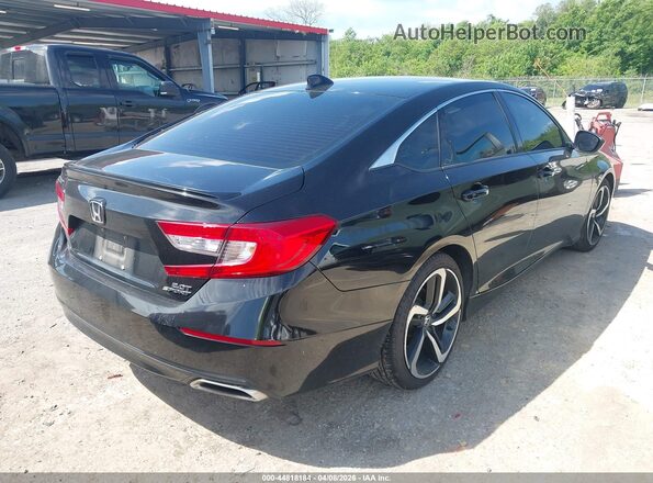 1HGCV2F32NA021432 2022 HONDA ACCORD Black უკანა მარჯვენა