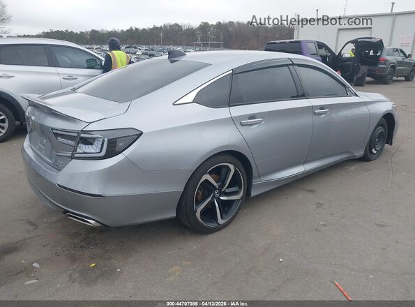1HGCV2F33MA016609 2021 HONDA ACCORD Silver Rear right