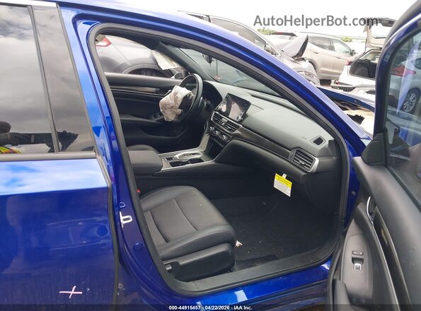 1HGCV2F34MA032236 2021 HONDA ACCORD Blue Vista interior delantera