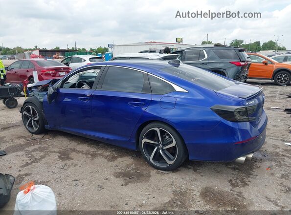 1HGCV2F34MA032236 2021 HONDA ACCORD Blue 