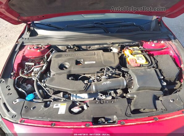 1HGCV2F35KA008282 2019 HONDA ACCORD Red Հետևի տեսք
