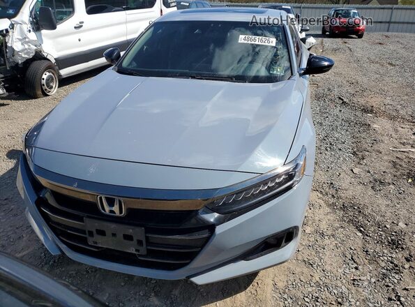 1HGCV2F35MA002260 2021 HONDA ACCORD Gray Front view