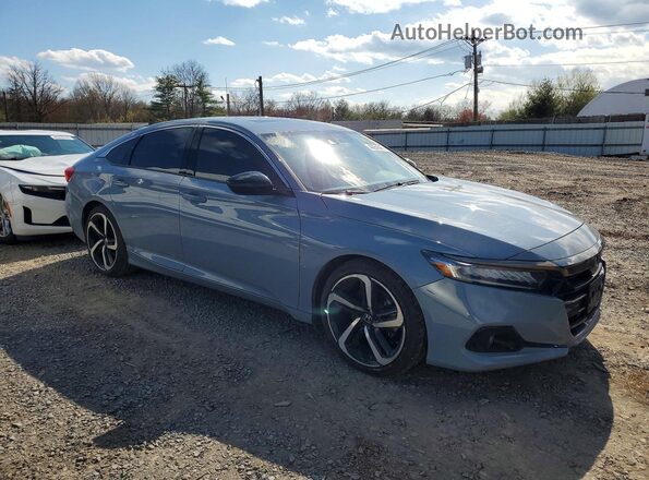 1HGCV2F35MA002260 2021 HONDA ACCORD Gray Front right
