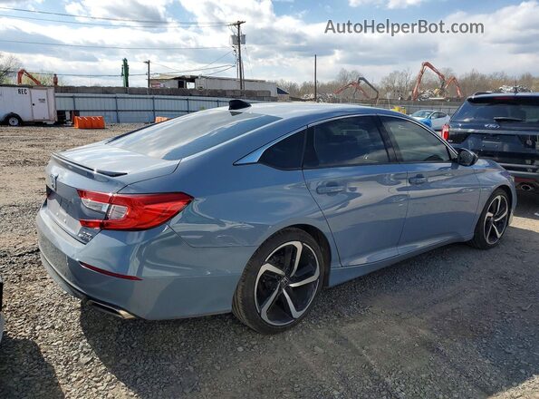 1HGCV2F35MA002260 2021 HONDA ACCORD Gray Rear right