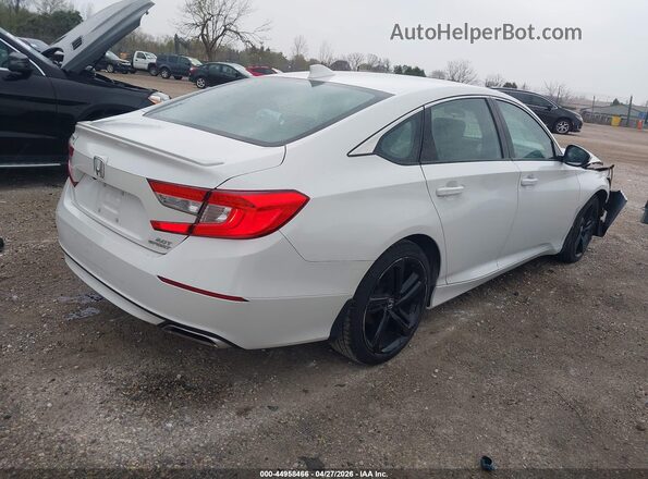 1HGCV2F38KA012682 2019 HONDA ACCORD White Rear right