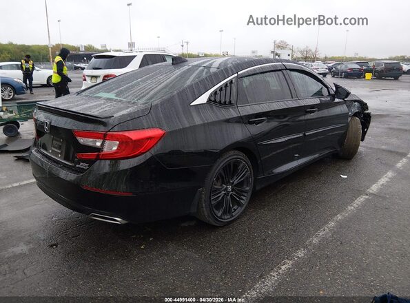 1HGCV2F39KA008981 2019 HONDA ACCORD Black Rear right
