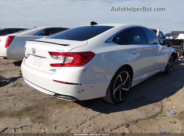 1HGCV2F39MA030644 2021 HONDA ACCORD White უკანა მარჯვენა